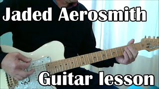 How to Play Jaded - Aerosmith | Guitar Lesson (Tabs)