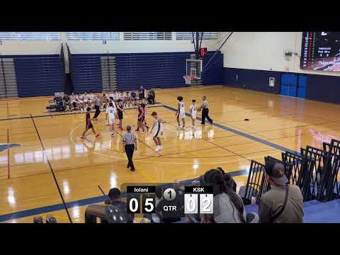 1/6/25 Varsity Boys D1AA Kamehameha vs Iolani