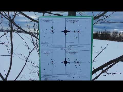 Baracuda18, не удачный отстрел на 65 метров, Доберман350.