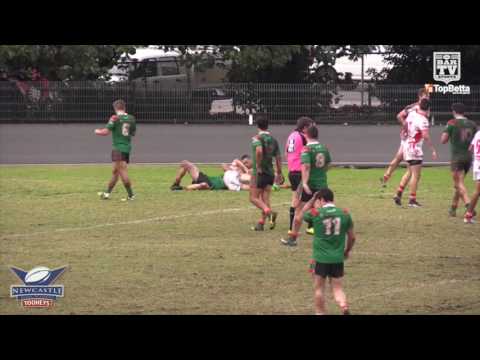 2016 Newcastle RL Round 12 Under 19s Highlights - South Newcastle Lions v Western Suburbs Rosellas