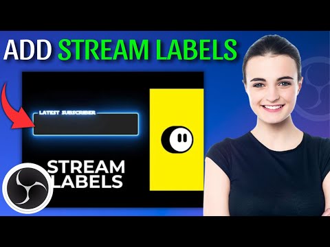 How to add the stream labels OBS Studio Tutorial