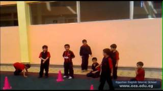 preview picture of video 'Egyptian English Islamic School (EEIS) - Obstacle Course PE Primary 1A'