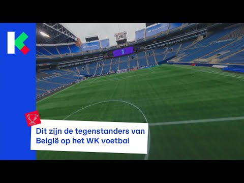 Dit zijn de tegenstanders van België op het WK voetbal