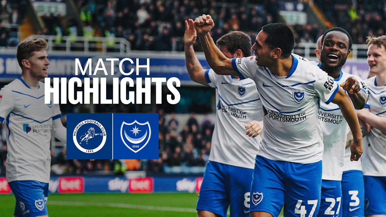Millwall vs Portsmouth Highlights