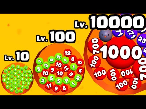 DIGS AND BALLS - 2048 Sand Ball | Dig 2048 Games Max Level