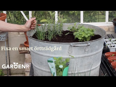 Fixa en smart örtträdgård - Trädgårdshacks med GardenR
