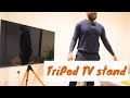 Tripod TV Stand unboxing and assembly - Sandstrom Chevalet