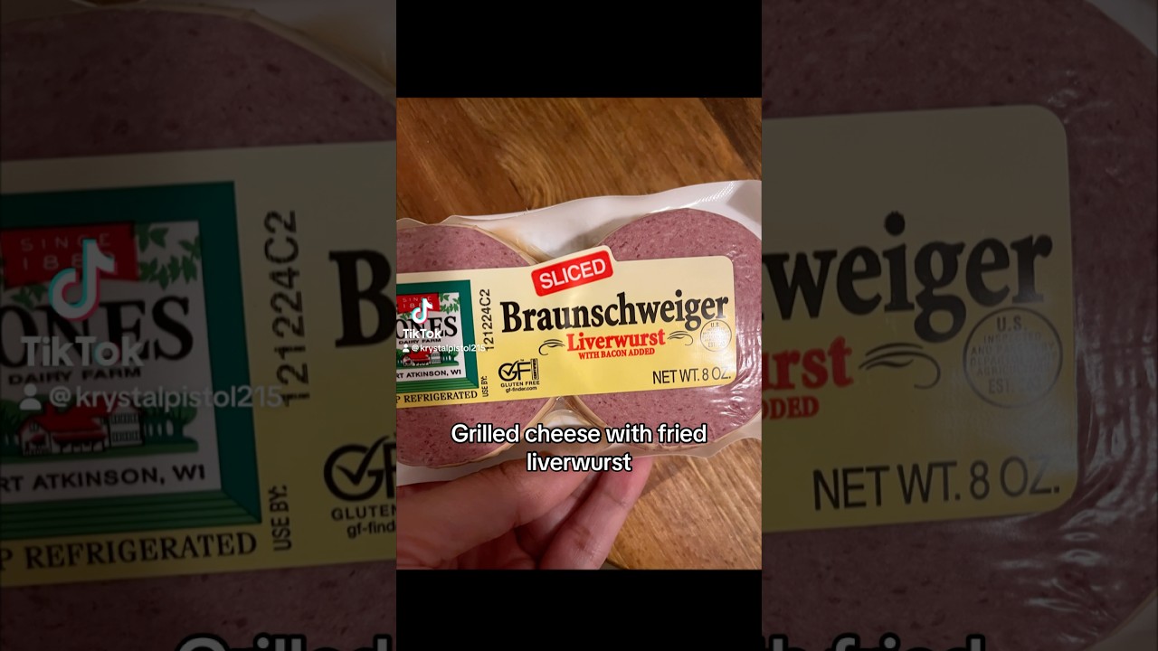 Make your liverwurst sandwich like this.. 🤗