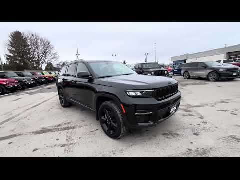 2024 Jeep Grand Cherokee L Limited 4x4 in Black for sale at Boyer Chrysler Dodge Jeep Ram Fiat Cobourg in Cobourg, ON