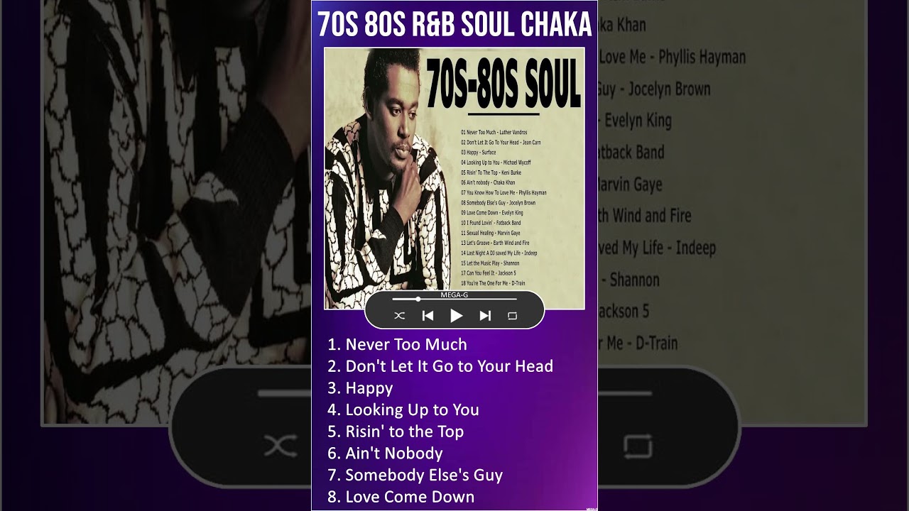 70S - 80S R&B Soul ｜ Chaka khan, Marvin Gaye, Al Green, Phylis Hyman, Ray Charles, Frank S #shorts