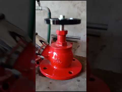 Oblique fire hydrant landing valves, size: 80 mm