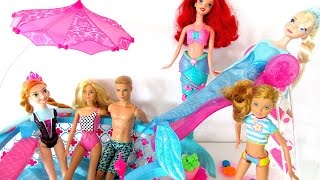 Barbie & Ken Honeymoon in Barbie's Swimming Pool, Barbie Wedding day