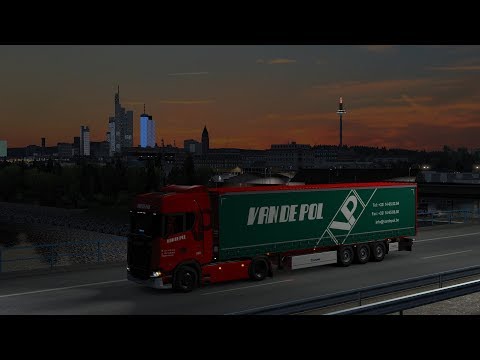 ETS 2 1.35 - SCANIA S520 V8 - Trip: Frankfurt am Main - Hanover