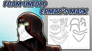 How to unfold in Pepakura - Ermac Mask