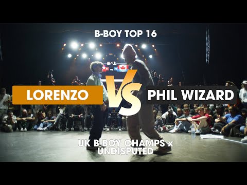 Lorenzo vs Phil Wizard [1v1 b-boy top 16] // stance // Undisputed x UK B-Boy Champs 2022