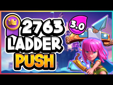 TOP LADDER PUSH With the BEST XBOW DECK! 🏹