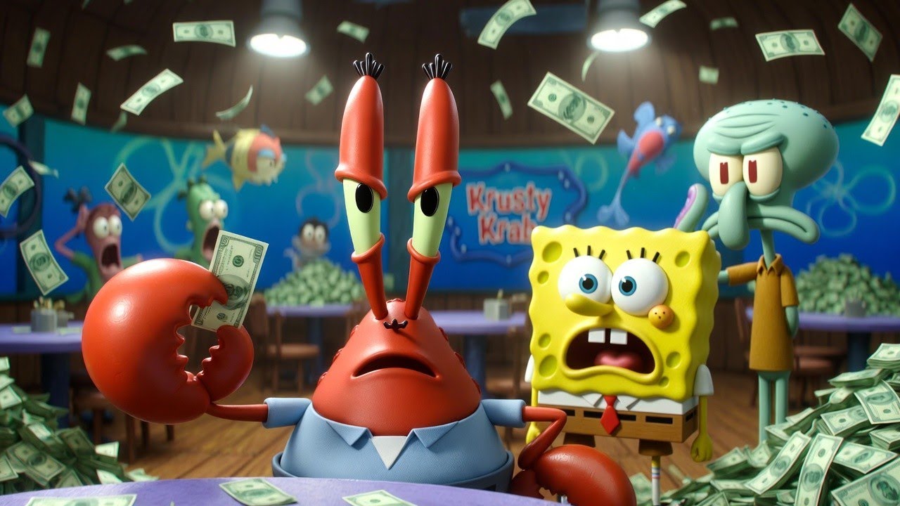 Mr. Krabs Forgot What Money Is… and Bikini Bottom Went Crazy!