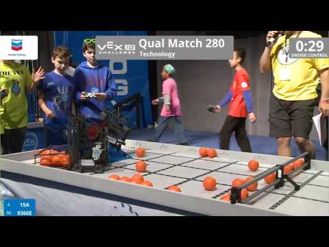 VEX Worlds 2016 - VEXIQ Elementary School - Technology - Qual 280 (15A 9366E) 137