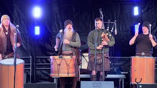 &quot;Scotland the Brave&quot; mix by Scottish band Clanadonia during Perth&#39;s 2022 Robert Burns Celebrations