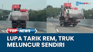 Kronologi Sopir Kejar Truk yang Meluncur di Tol Kalikangkung, Ternyata Lupa Tarik Rem Tangan