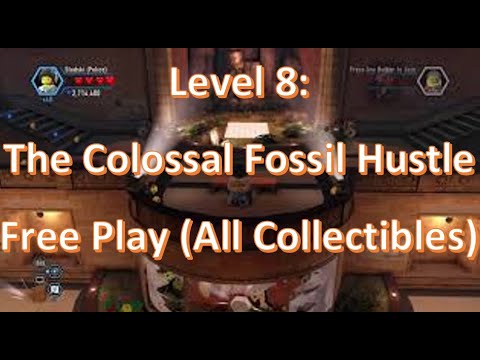 LEGO CITY UNDERCOVER: Level 8 The Colossal Fossil Hustle FREE PLAY (All Collectibles)