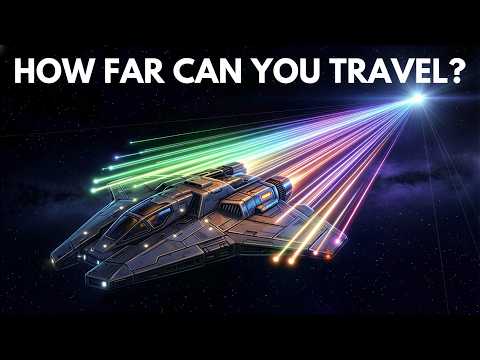 How Far Could You Actually Travel Through Space in One Lifetime?