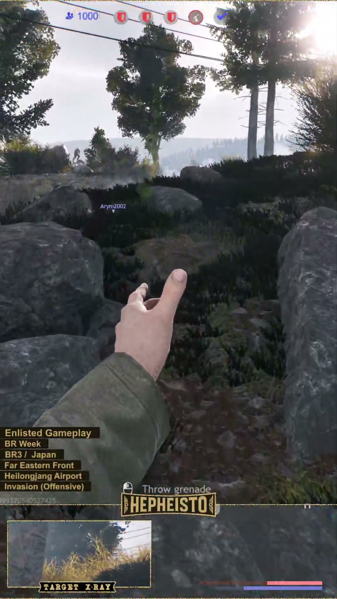Machinegunner eliminates Tank T-28E with Explosion Pack