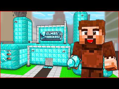 FAKİR ELMAS FABRİKASI YAPTIRDI! 😱 - Minecraft