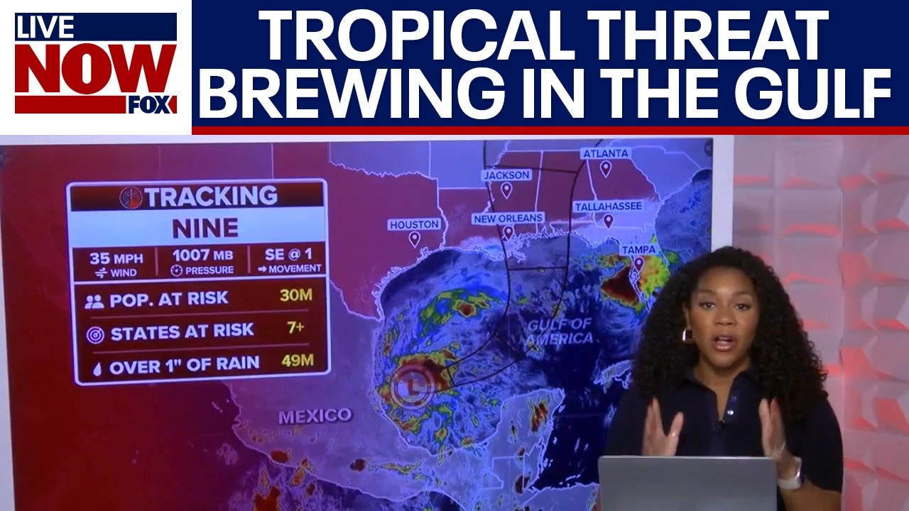 Tropical storm threat brewing in the Gulf