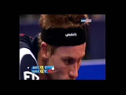 European Table Tennis Championships 2009 Mens Final werner Schlager  vs Michael Maze