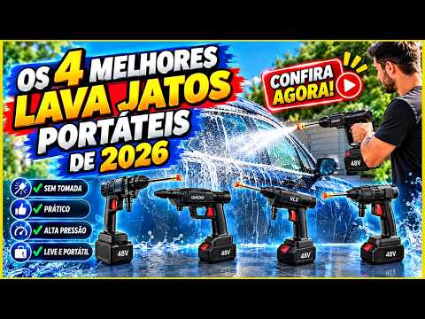 💦 Os 4 Melhores Lava Jatos Portáteis de 2026! Qual Vale a Pena?