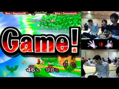 MasterHand 26 Doubles GF - Nasu + Nagaimo(Green) vs. bitou + Yamaneko(Red)