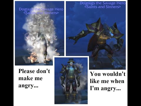 Worgen Death Knight Transmog Transformation