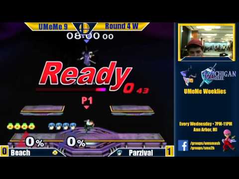 UMeMe 9 - Beach (Sheik) vs. Parzival (Marth) WR4