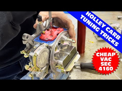 HOW TO TUNE A LOW-BUCK, 1850 HOLLEY 600 VACUUM SECONDARY CARB. NOT-SO TOP SECRET 4160 TUNING TRICKS
