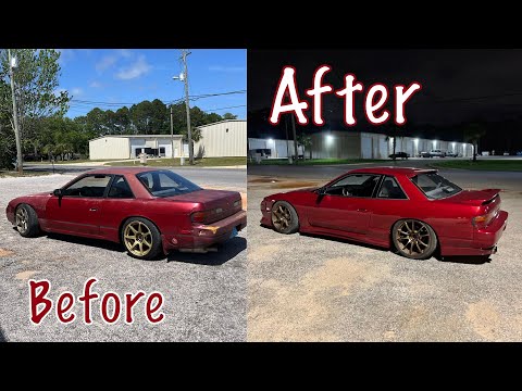 240sx gets fresh paint - - part 3