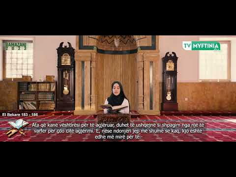 “Kur’ani Famëlartë me nxënës të mektebeve” - Rumejsa Sali- El Bekare: 183-186