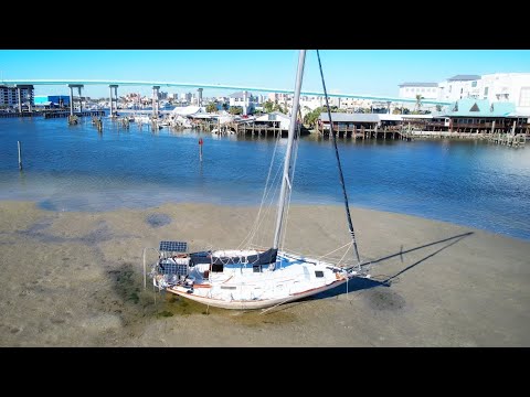 Damaged Boats Remain 112 Day After Hurricane Ian Hit Fort Myers Beach, FL