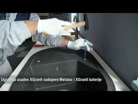 Metalac Inko - Ugradnja usadne XGranit sudopere