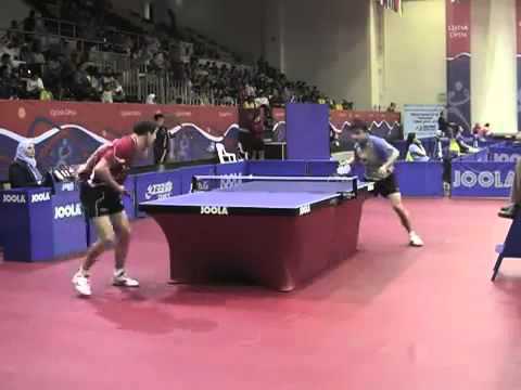 Table tennis  Qatar Open-2010. Igor Rubstov - Wang Hao.