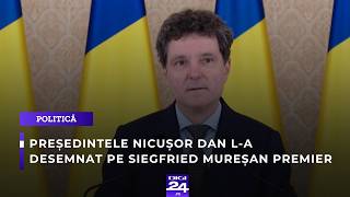 Președintele Nicușor Dan l-a desemnat pe Siegfried Mureșan premier