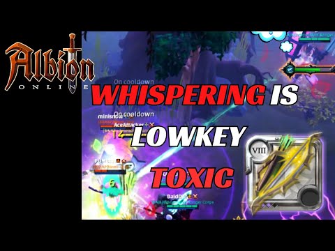 🔥Toxic Whispering Bow🔥 vs Never Care for vortex💀#albiononline #albiononlinepvp