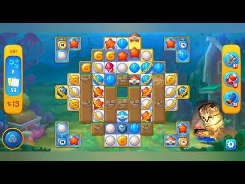 Fishdom 2022, no Boosters,   891   level  -  прохождение без бустеров,   891  уровень.