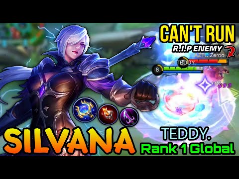 You can't escape from my Imperial Justice! Silvana MVP Plays - Top 1 Global Silvana by TEDDY. - MLBB