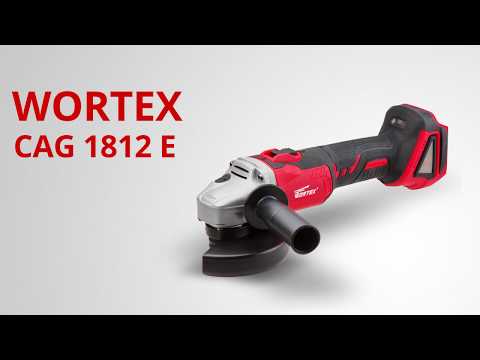 фото аккумуляторный ушм болгарка шлифовальная wortex (вортекс) cag 1812 e xlt бесщеточный, 18 в, 125 мм, 0