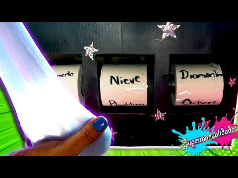 El papel higiénico elige mi Slime - Supermanualidades