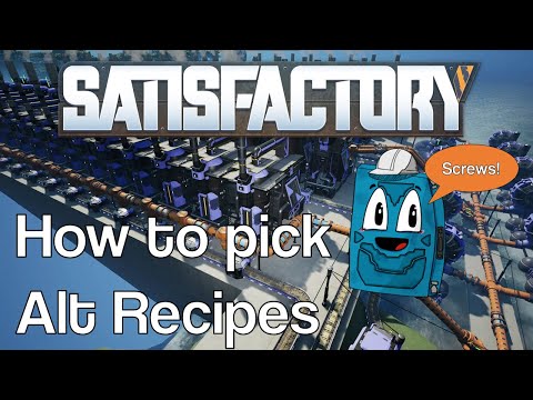 Satisfactory: How to Evaluate Alternate Recipes