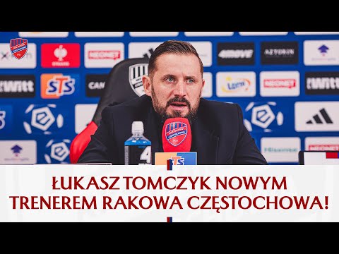 KONFERENCJA PRASOWA | Łukasz Tomczyk nowym trenerem Rakowa Częstochowa!