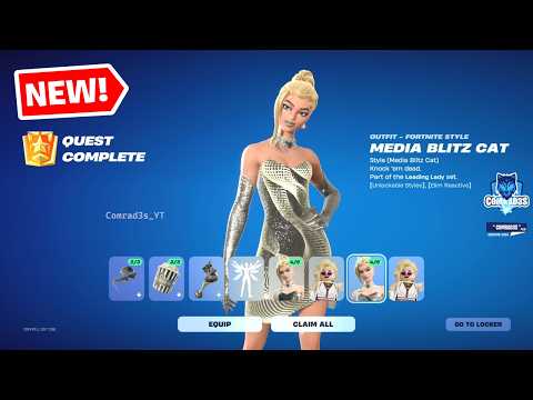 How to get Media Blitz Cat Holloway Styles Fortnite - How to EASILY Complete Cat Holloway Quests