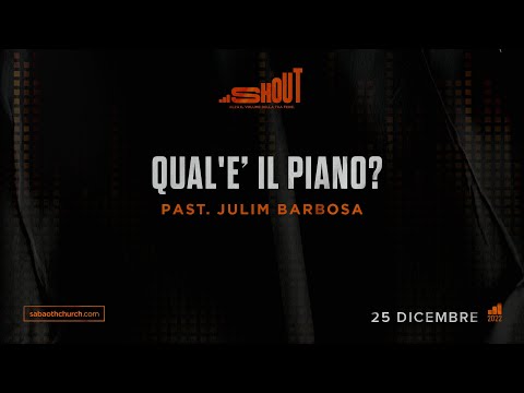 Domenica Gospel @ Milano | QUAL'E' IL PIANO? - Past. Julim | 25/12/2022